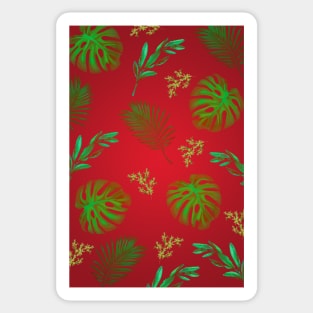 Foliage Print Sticker